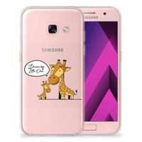 Samsung Galaxy A3 2017 Telefoonhoesje met Naam Giraffe