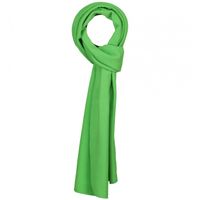 Lange lime groene fleece sjaal    -