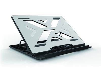Conceptronic THANA ERGO S, Laptop Cooling Stand Laptopstandaard Grijs 39,6 cm (15.6")