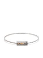 Le Gramme bracelet Cable 5g en or 18ct et titane - Argent