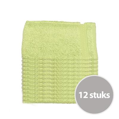 Clarysse Voordeelpakket Talis Washandjes Limegroen 15 x 21 500gram 12 stuks
