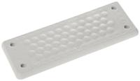 Trelleborg MH-24 F 42-1 LIGHT GREY UL94 V-0 IP65 | TPE | Schroefdoorvoerplaat TPE grijs 1 stuk