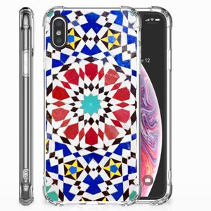 Apple iPhone X | Xs Anti-Shock Hoesje Mozaïek