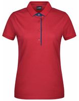 James+Nicholson JN725 Dames Polo Single Stripe - thumbnail