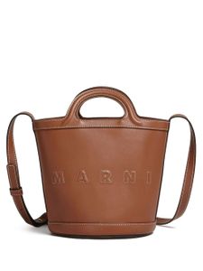 Marni grand sac cabas Tropicalia - Marron