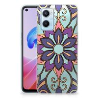 OPPO A96 | OPPO A76 TPU Case Purple Flower