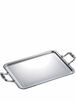 Christofle plateau rectangulaire Malmaison en plaqué argent 43x31 cm