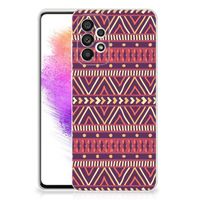 Samsung Galaxy A73 5G TPU bumper Aztec Paars - thumbnail