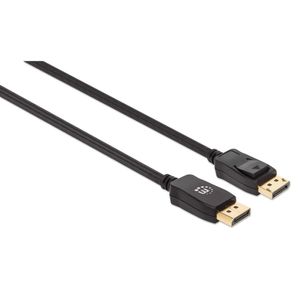 Manhattan 353595 DisplayPort-kabel DisplayPort Aansluitkabel DisplayPort-stekker, DisplayPort-stekker 1.00 m Zwart 8K UHD