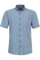 Redmond Casual Regular Fit Overhemd Korte mouw blauw - thumbnail