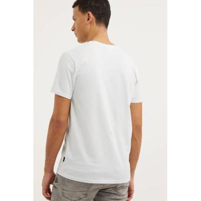 Purewhite T-shirt met logo wit