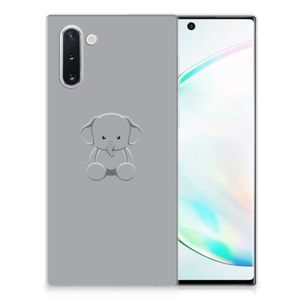 Samsung Galaxy Note 10 Telefoonhoesje met Naam Grijs Baby Olifant