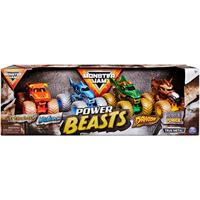 Monster Jam - Set met 4 Monstertrucks - True Metal - Schaal 1:64 - Speelgoedvoertuig