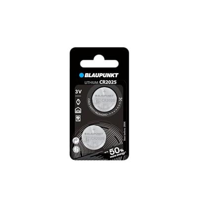 Blaupunkt Lithium Coin CR2025 knoopcel 2 stuks in blisterverpakking