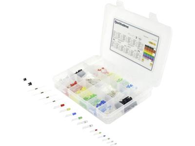 Barthelme LED-assortiment Rood, Blauw, Groen, Geel, Koud-wit, Warm-wit Rond 3 mm, 5 mm 120 mcd, 800 mcd, 2000 mcd, 14000 mcd, 20000 mcd 20 °, 25 °, 30 ° 20 mA, Barthelme LED-assortiment Rood, Blauw, Groen, Geel, Koud-wit, Warm-wit Rond 3 mm, 5 mm 120 mcd, 800 mcd, 2000 mcd, 14000 mcd, 20000 mcd 20 °, 25 °, 30 ° 20 mA,