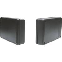Strapubox 6006SW universele behuizing, ABS, zwart, 125 x 74 x 27, 1 stuk