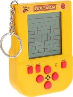 PAC-MAN Sleutelhangerspel. Inclusief LCD-scherm, 4-directionele bedieningselementen en 4 spelmodi met originele PAC-MAN gameplay en geluiden. Officieel gelicentieerde PAC-MAN-merchandise.
