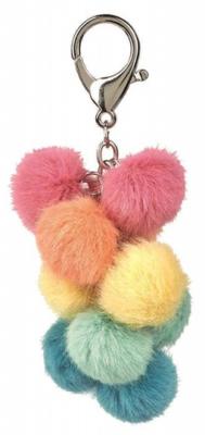 Moses sleutelhanger Happy me pluche pompons 11,5 cm