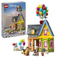 LEGO Disney en Pixar Huis uit de film 'Up' Bouwbaar Speelgoed voor 9 jaar en ouder, Bouwpakket voor Kinderen met Ballonnen, Carl, Russell en Dug Figuren, Cadeau voor Meisjes en Jongens 43217