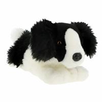 Keel Toys Knuffeldier Puppy Border Collie hond - zachte pluche stof - premium knuffels - 30 cm   -