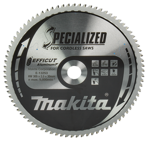 Makita Accessoires Afkortzaagblad Aluminium | Efficut 305x30x2,0 81T -3g - E-13253 E-13253