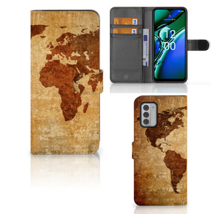 Nokia G42 Flip Cover Wereldkaart