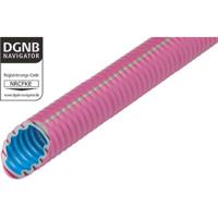 Fränkische Rohrwerke 25612020 FFKuS-EMF105co2ntr20 Beschermslang (ribbelslang) Magenta 13 mm 50 m