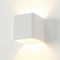 Artdelight Wandlamp Fulda 10x10 cm wit - thumbnail