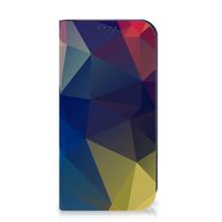 iPhone 15 Pro Stand Case Polygon Dark - thumbnail