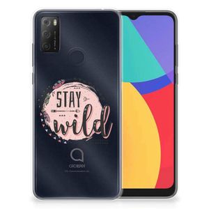 Alcatel 1S (2021) Telefoonhoesje met Naam Boho Stay Wild