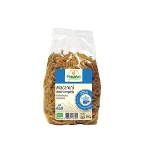 Halfvolkoren macaroni bio