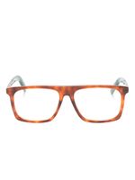 Moncler Eyewear lunettes de vue ML5206 052 à monture carrée - Marron