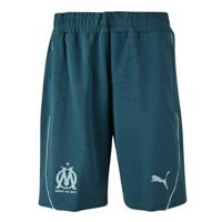 PUMA Olympique Marseille Casuals Broekje 2024-2025 Donkerblauw Lichtblauw - thumbnail