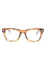 TOM FORD Eyewear lunettes de vue à monture carrée - Marron