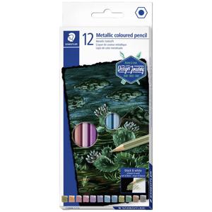 Staedtler Kleurpotlood metallic 146M Zeshoek zacht 146M C12 12 stuk(s)