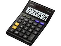 Casio MS-88TERII Bureaurekenmachine werkt op zonne-energie, werkt op batterijen Zwart Aantal displayposities: 8