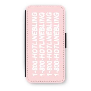 Hotline bling pink: iPhone 8 Flip Hoesje