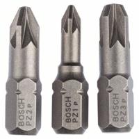 Bosch Accessories 2607001753 Kruis-bit PZ 1, PZ 2, PZ 3 Extra hard D 6.3 3 stuk(s)