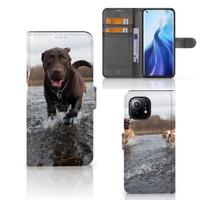 Xiaomi Mi 11 Telefoonhoesje met Pasjes Honden Labrador - thumbnail