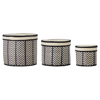 Bloomingville Mand Islim Zwart 16 x 18 x 18 Bloomingville Mand Islim Zwart 16 x 18 x 18