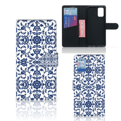 Samsung Galaxy A02s | M02s Hoesje Flower Blue