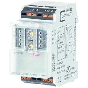 Metz Connect MR-F-AO4 Modbus RTU Modbus-module 24 V/AC, 24 V/DC 50 mA Aantal uitgangen: 4 x Inhoud: 1 stuk(s)