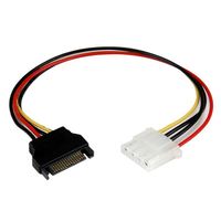 StarTech.com 30 cm SATA-naar-Molex LP4-voedingskabeladapter F/M