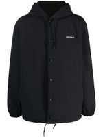 Carhartt WIP veste Coach à logo brodé - Noir