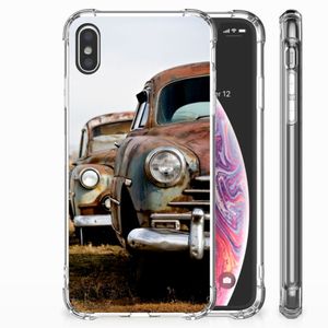 Apple iPhone Xs Max Anti-shock Hoesje met foto Vintage Auto