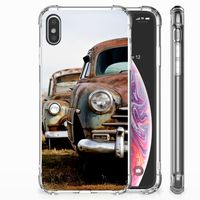 Apple iPhone Xs Max Anti-shock Hoesje met foto Vintage Auto - thumbnail