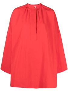 Enföld blouse oversize à manches longues - Rouge