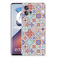 Motorola Edge 30 Fusion TPU Siliconen Hoesje Tiles Color - thumbnail