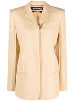 Jacquemus blazer La Veste Caraco - Marron