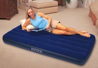 Intex 68757 luchtbed Tweepersoonsmatras Blauw - thumbnail